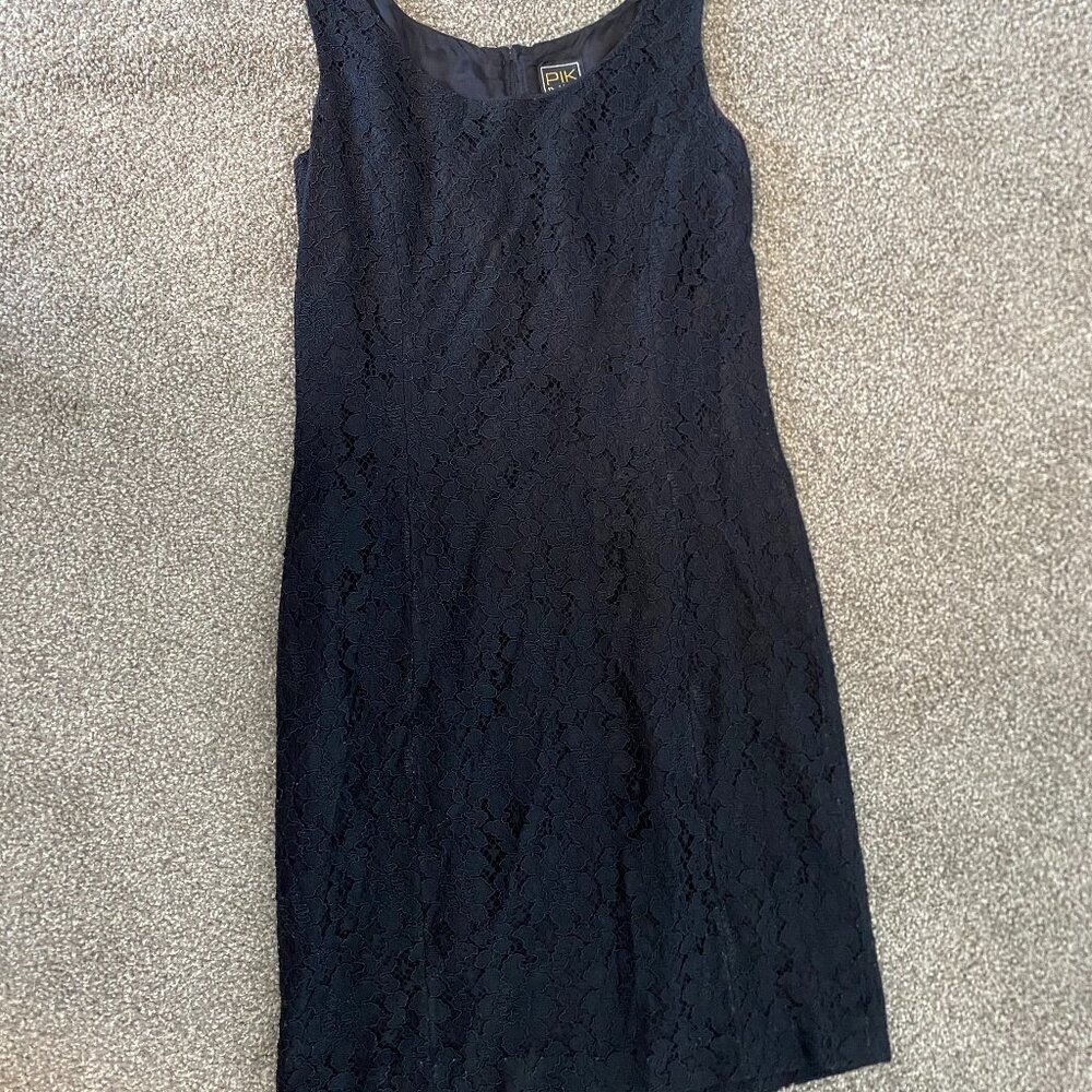 PIKNIK Vancouver Black Lace Sleeveless Short Dress Size Medium